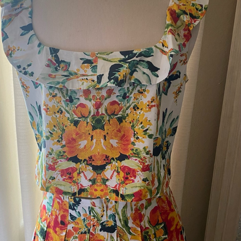 Floral 2 Pc. Sleeveless Dress